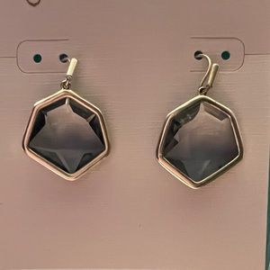 Kendra Scott Vanessa Drop Steel gray ombré earrings